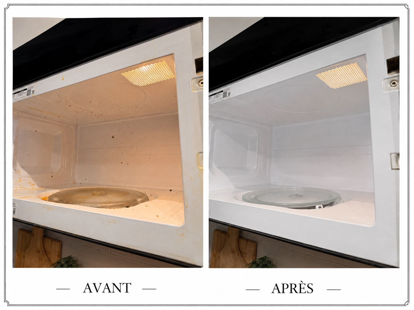 Avant et après ménage K&D — exemple 3